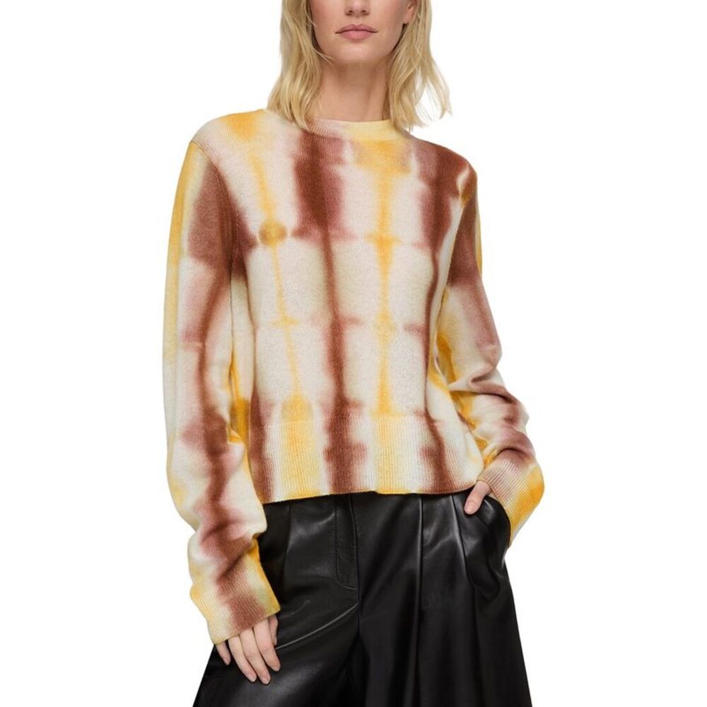 Lafayette 148 New York Womens  Hand Dyed Crewneck 100% Cashmere Sweater